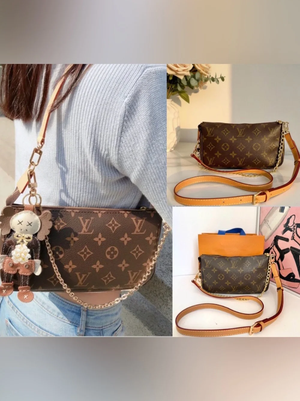 Louis Vuitton Pochette Accessories Monogram 🌟 - Picture 1 of 15